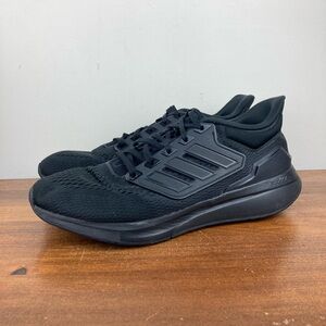 Adidas EQ21 RUN TRIPLE BLACK Running Sneaker Shoes H00521 Men's Size 11.
